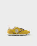 Sneakers in suede e rete traforata